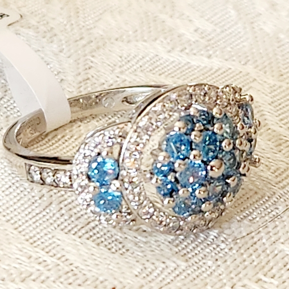 NEW JTV Bella Luce "Esotica" 2.60 CTW Neon Apatite CZ Diamond Simulant Ring-sz.7 - Picture 3 of 7